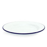 Falcon Enamelware Rim Dinner Plate, 26cm