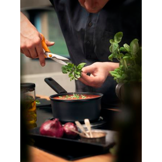 Fiskars Hard Face Saucepan With Lid, 18cm