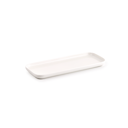Davis Waddell Taste Loft Narrow Rectangular Platter in White