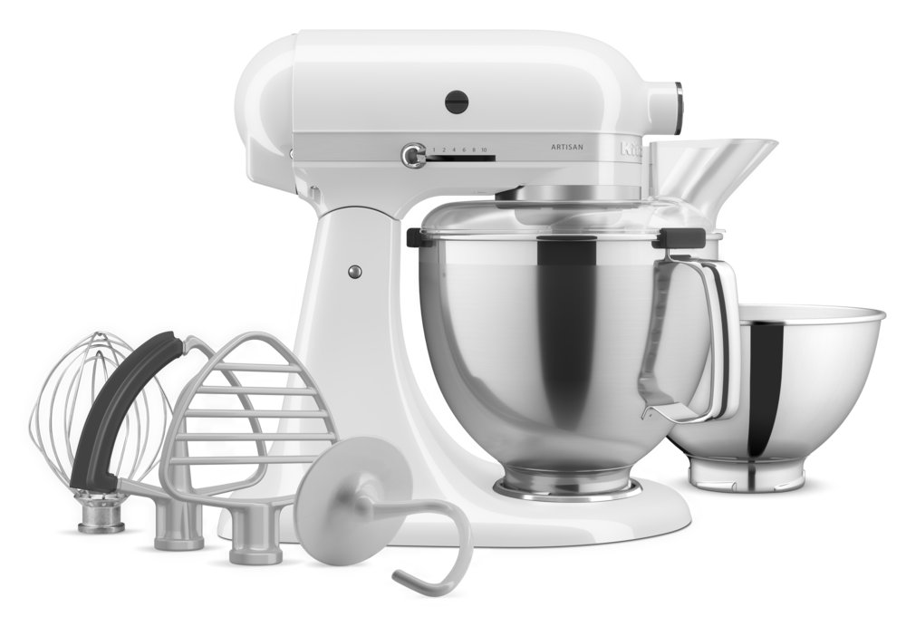 Kitchenaid Artisan Ksm195 Mixer, White | Stevens