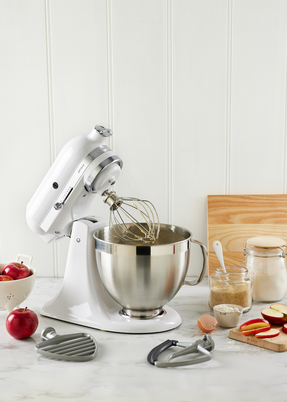 KitchenAid Artisan Mixer ホワイト Kitchenaid Artisan Ksm195 Mixer, White | Stevens