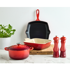Le Creuset Grillit, Cerise, 26cm in Red