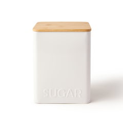 Capital Kitchen Cafe Sugar Canister, White