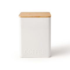 Capital Kitchen Cafe Coffee Canister, White