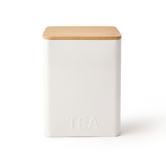 Capital Kitchen Cafe Tea Canister, White