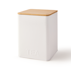 Capital Kitchen Cafe Tea Canister, White