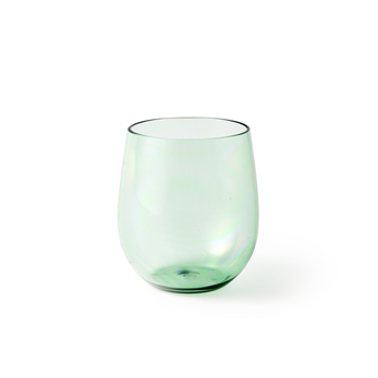 Aubrey Adorn Stemless Glass, 400ml, Green