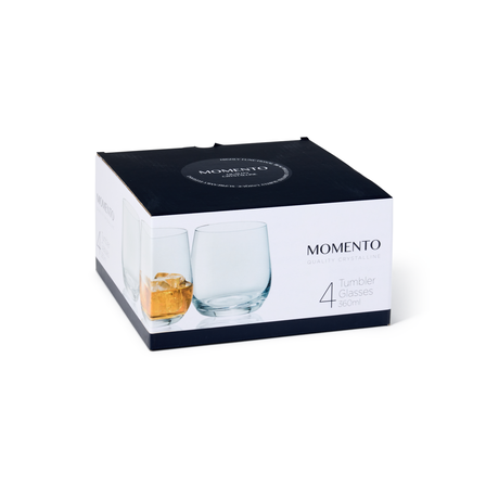 Momento Crystalline Tumbler, Set Of 4, 360ml
