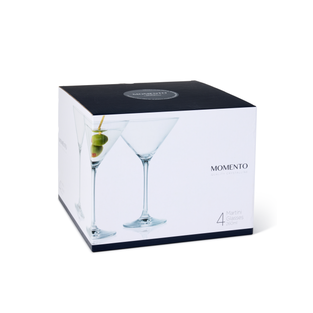 Momento Crystalline Martini Glasses, Set Of 4, 260ml