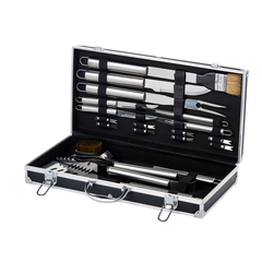 Davis & Waddell Maverick Bbq Tool Set With Black Case, 18 Piece Set