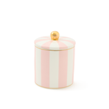 Cristina Re Stripe Soy Candle, Strawberry Champagne