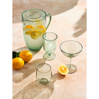 Aubrey Adorn Champagne Coupe, 400ml, Green