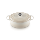 Le Creuset Signature Round Casserole, 26cm, Meringue
