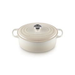 Le Creuset Signature Round Casserole, 26cm, Meringue
