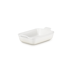Le Creuset Heritage Rectangle Dish, 26cm, Meringue