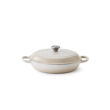 Le Creuset Signature Shallow Casserole, 26cm, Meringue