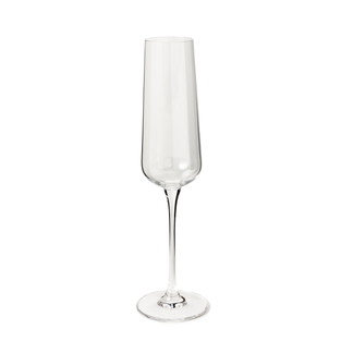 Momento Crystalline Flute Glasses, Set Of 4, 231ml