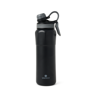 Santeco Sleen Drink Bottle, 830ml, Carbon Black