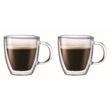 Bodum Bistro Double Wall Mug, Set Of 2, 300ml