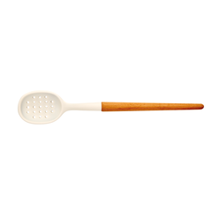 Capital Kitchen Slotted Spoon, White in White