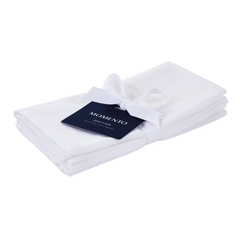 Momento Mayfair Napkin, White, Set Of 4 in White