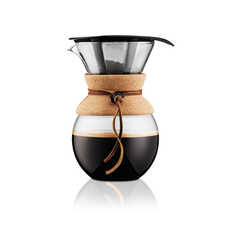 Bodum Pour Over Coffee Maker Cork, 1 Litre