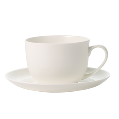 Momento Como Teacup & Saucer, 250ml in White