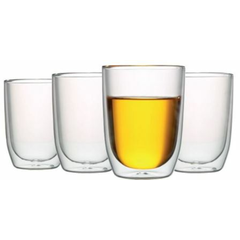Momento Cafe Double-wall Glass, Set Of 4, 200ml