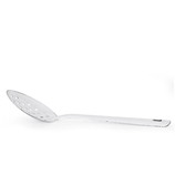 Falcon Enamelware Perforated Spoon, 30cm in White