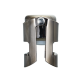 Stevens Social Club Champagne Stopper, Gun Metal in Grey