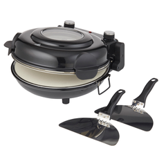Davis & Waddell Electric Pizza Maker, Black in Black