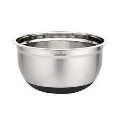 Capital Kitchen Prepare Mixing Bowl With Non-slip Base, 26cm in Black