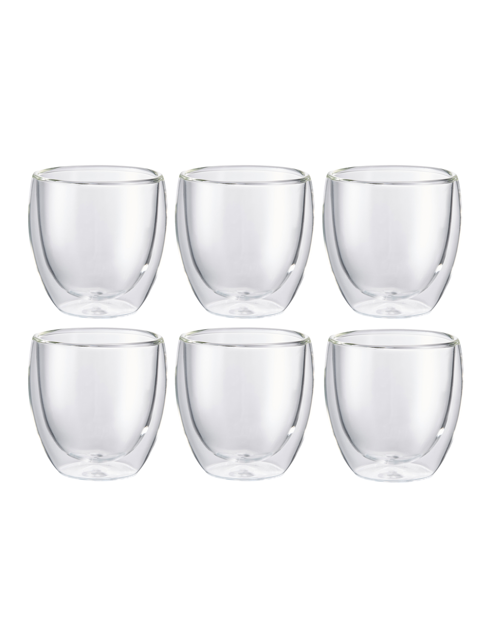 Bodum Pavina Double Wall Glasses, Set Of 6, 250ml Stevens