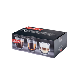 Bodum Pavina Double Wall Glasses, Set Of 6, 250ml Stevens