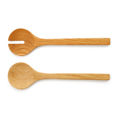 Momento Studio Oak Salad Servers
