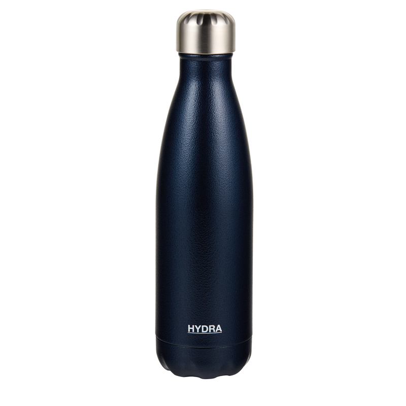 Hydra Double Wall Bottle, Navy, 500ml in Navy Blue