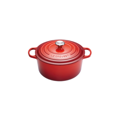 Le Creuset Round Casserole, Cerise, 26cm in Red
