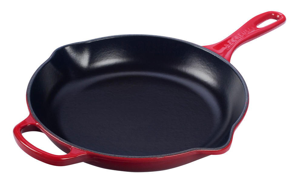 Le Creuset Skillet, Cerise, 26cm in Red | Stevens