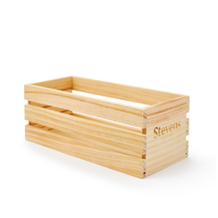 Stevens Wooden Hamper Box, 22cm