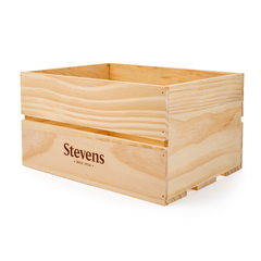Stevens Wooden Hamper Box, 30cm
