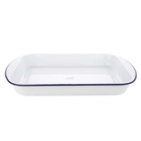 Falcon Enamelware Lasagne Dish, 46cm in White