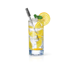 Zoku Slide Straw, Charcoal in Charcoal