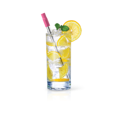 Zoku Slide Straw, Berry in Pink