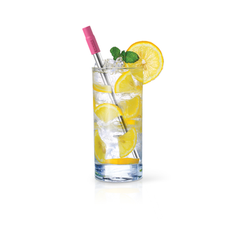 Zoku Slide Straw, Berry in Pink