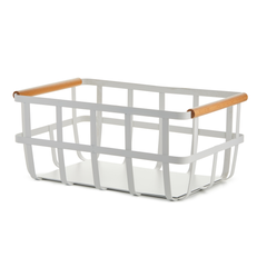 Capital Kitchen Everyday Kitchen Basket, White in White