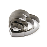 Capital Kitchen Bake Heart Cookie Cutter, 5 Piece Set