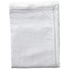 Momento Hampton Tablecloth, White, 250cm in White