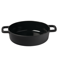 Capital Kitchen Element Cast Iron Saute Pan, Black, 28cm, 4.7l in Black