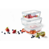 Cuisine::pro Pure Glass Storage Container, Set Of 3