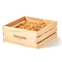 Stevens Wooden Hamper Box, 22cm